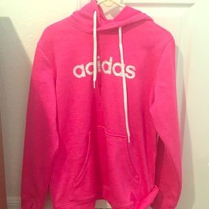 Adidas pink hoodie